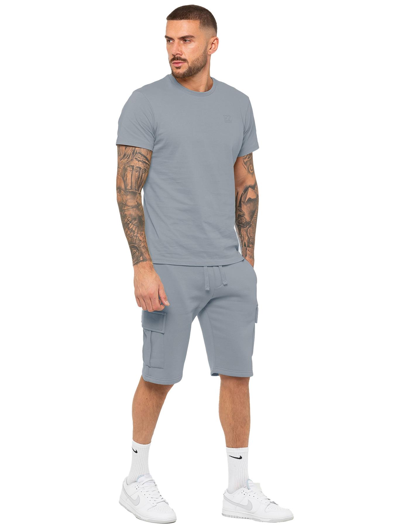 Enzo | Herren T-Shirt-Trainingsanzug mit Shorts Set Image