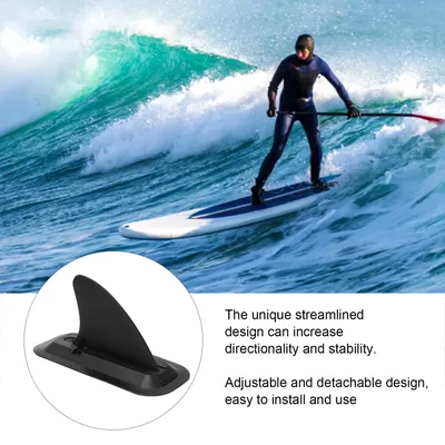 Inflatable Paddle Board Fin Replacement Quick Release Slide in Center Fin for Surfboard Surfboard