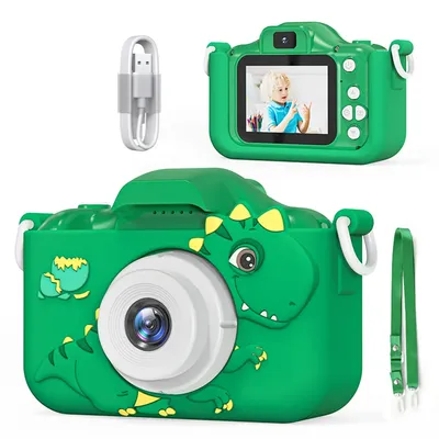 Digital Kids Cameras Toys Mini Children Camera 1080P HD 8x Zoom Dual Camera Boys Girls Birthday