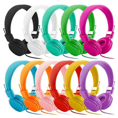 Kids Wired Ear Headphones Stylish Headband Earphones for iPad Tablet Kid Headphones For Boys Tablet