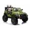 Macchina Elettrica per Bambini 2 Posti Ruote eva Maxi Fuoristrada 12V Verde