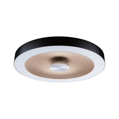 PAULMANN LED Deckenleuchte "LED Deckenleuchte Volea IP44 3000K 500lm / 2400lm 230V 4 / 1x18,5W", gold (schwarz, goldfarb