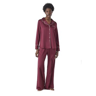 Plus Size Women's The Pajama Set - Recycled Satin by CUUP in Begonia (Size 5 / XL)