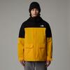 Funktionsjacke THE NORTH FACE, Herren, Gr. XXL, schwarz (summit gold, tnf schwarz), Web, Obermaterial: 100% Polyester, colorblocking, sportlich, hoch geschlossener Ausschnitt, Langarm, Jacken, Winterjacke mit Logostickerei