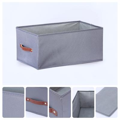 Storage Cube, Fabric Storage Bins with Handles for Shelves Closet, 1 Pack Foldable Storage Basket for Organizing Clothes Books