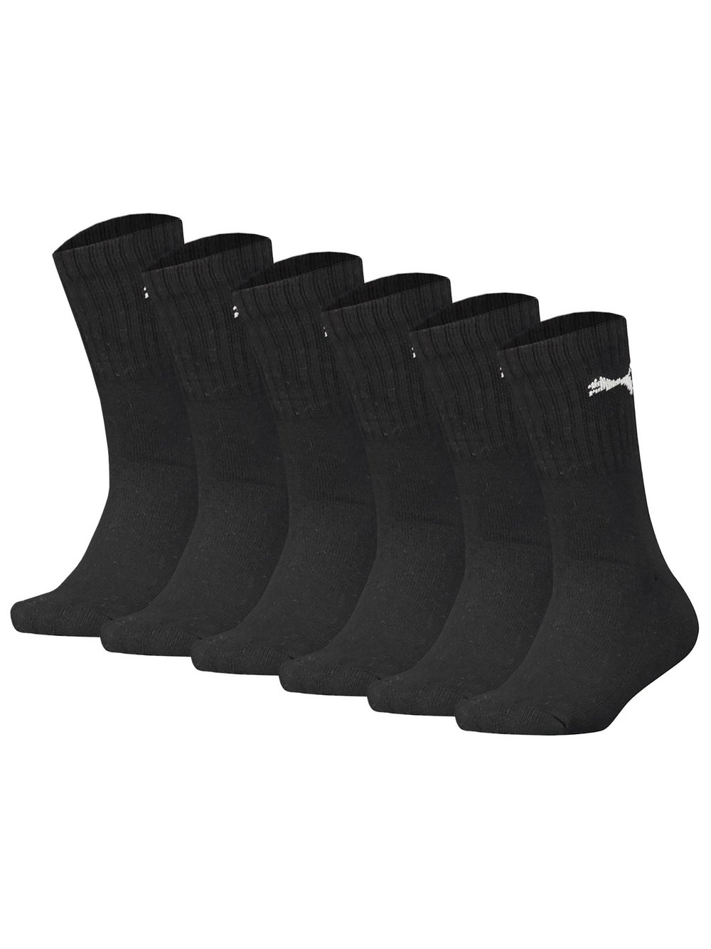 Puma Socken 6er Pack Kinder schwarz, 35-38 Image