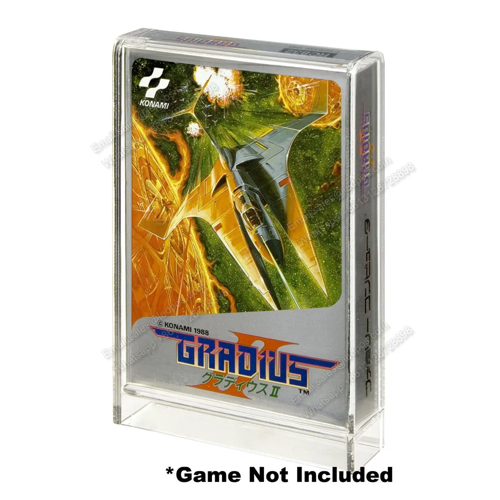 Dustproof Famicom Vertical Video Game Box Acrylic Display Case Clear Protective Games Storage Protector Box for NintendoFamicom