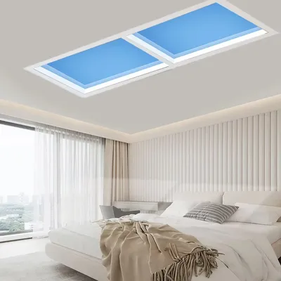 Nordic Blue sky light ceiling lamp for Bathroom Indoor Decor panel Kids room lamp Kitchen Natural Lighting Surface ceiling light