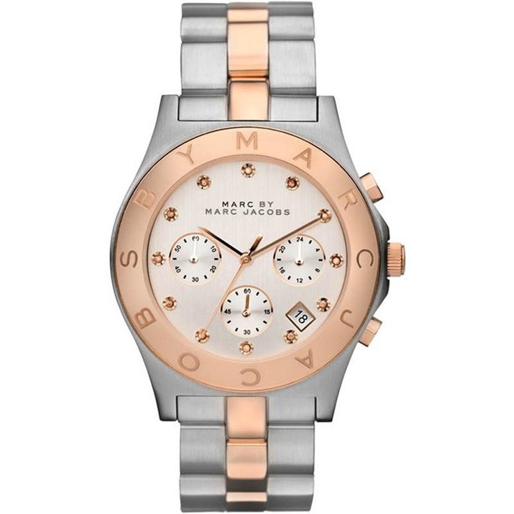 Marc Jacobs Womens MBM3178 Ladies Watch - Silver & Rose Gold Stainless Steel - One Size | Marc Jacobs Sale | Discount Designer Brands