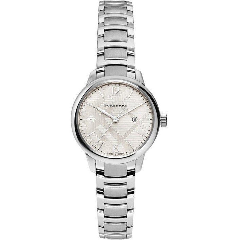 Burberry BU10108 The Classic 32mm Case Womens Watch - Silver - One Size | Burberry Sale | Discount Designer Brands
