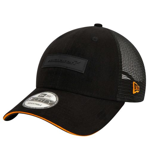 McLaren New Era Suede 9FORTY Kappe - Schwarz