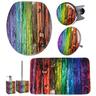 Badaccessoire-Set SANILO ""Rainbow"", bunt, Holz, Badaccessoires-Sets