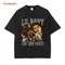 Lil Baby T shirt hip hop rapper Armani Jones vintage washed top tees T-shirt oversize Harajuku