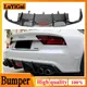 Per Audi A7 S7 RS7 2012 2013 2014 2015 2016 2017 2018 in fibra di carbonio paraurti posteriore