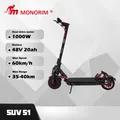 Monorim SUV S1 48v LS/NLpower Cells batterie 1000w Dual drive Scooter elettrico city of road killer, 60 km/h