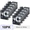 10PK 24mm D1 etichette a nastro Standard compatibili per Dymo 53713 LabelWriter 450 Duo stampanti