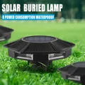 Lampada da terra a LED solare super luminosa Lampada da giardino esterna Cortile Pathway Decorazione del prato Lampada interrata IP65 Luce d'atmosfera impermeabile