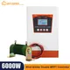 Doppio sistema ibrido di energia eolica MPPT carica regolatore solare 6000W 12v 24v e 24v 48v regolatore automatico uso domestico generatore di mulino a vento