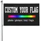 Bandiera fronte-retro personalizzata 3x5 FT banner esterni personalizzati Design stampa la tua foto/Logo/testo personalizzato Indoor Outdoor