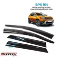 Per Renault Duster 2010-2021 Piano Nero Sport Pioggia Finestra Visiera Deflettore del Vento 4 pezzi Auto Automobile Auto Accessorio Body Kit
