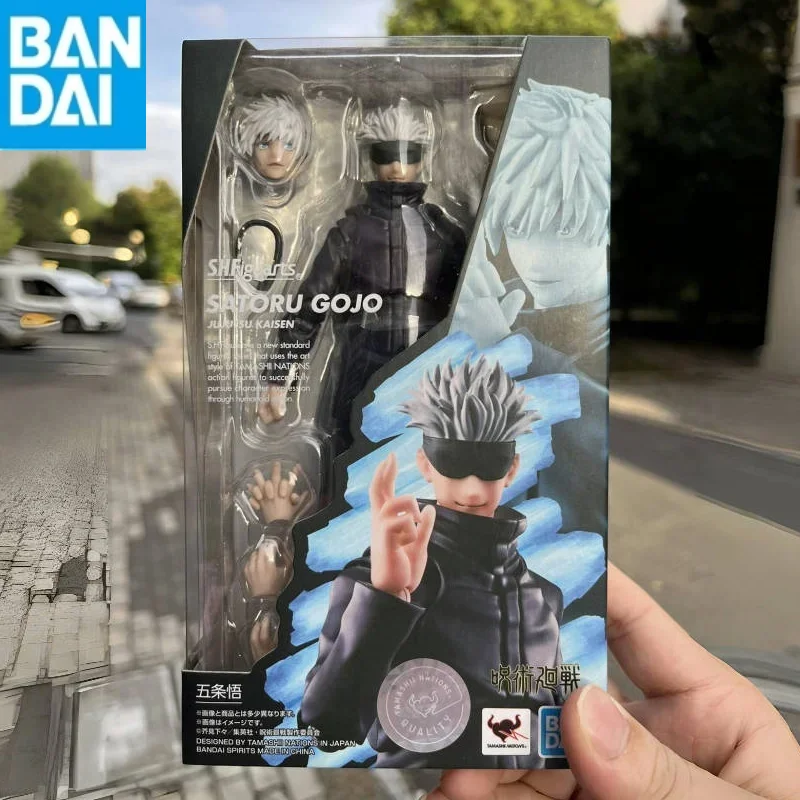 100% originale originale Bandai shfiguards SHF Satoru Gojo Jujutsu Kaisen Action Collection figure modello Desktop Toys regali di festa