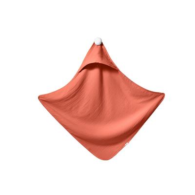 Mababu Kapuzenhandtuch Mädchen orange, ONE SIZE Image