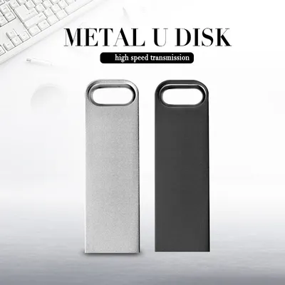 Flash-Laufwerke 128 GB USB 2.0 Mini-Hochgeschwindigkeits-Metall-Stick 32 GB 64 GB tragbares Image