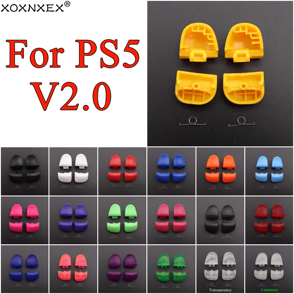 1Set Mehrere Farben Für PS5 V2 Controller BDM-020 L2 R2 L1 R1 Trigger Tasten Mit Federn Image