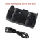 Dual-Ladestation Ladestation für PlayStation 3, für PS3 Move Gamepad Controller Dualshock 2-in-1-Ständer