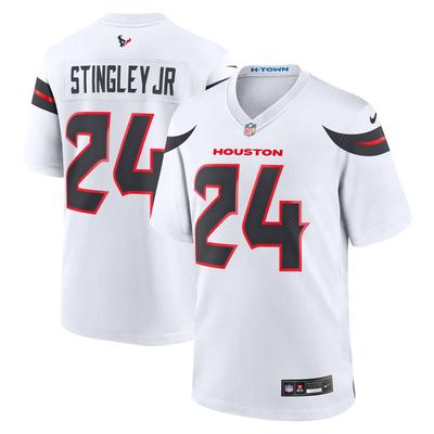 Houston Texans Nike Game Auswärtstrikot - Weiß - Derek Stingley Jr. - Herren Image