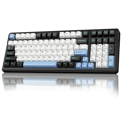 AULA F99 Wireless Mechanical Keyboard Tri-Mode Hot Swappable Custom Keyboard Gasket Structure for