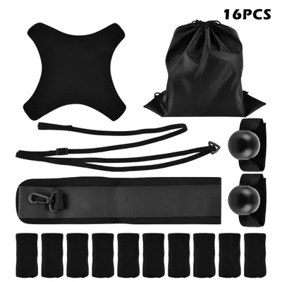 14pcs Serve Home Outdoor Volleyball Trainer Kit Professional For Beginners Solo Practice Setting