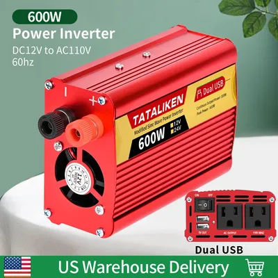 Inverters 12V/24V 110V 60HZ 600W 1500W 2000W 2500W, Portable Vehicle-Mounted Household Frequency