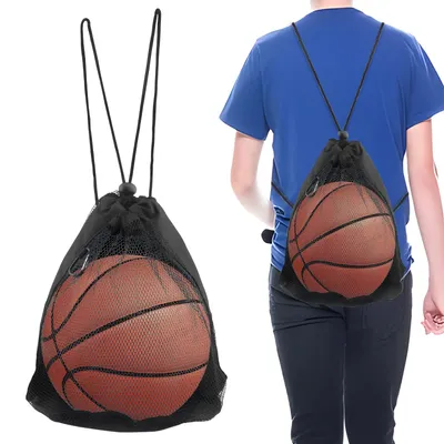 3pcs Adjustable Strap Volleyball Mesh Drawstring Sturdy Outdoor Gym Basketball Ball Bag Set For