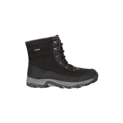Mountain Warehouse - Herren Schneestiefel "Ohio", Mit Vlies gefüttert (Pechschwarz) Image