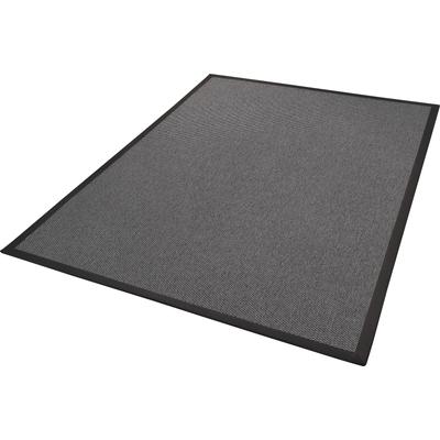 Teppich DEKOWE "Naturana Panama", grau (anthrazit), B:133cm H:8mm L:190cm, Kunstfaser, Teppiche, Flachgewebe, meliert, Sisal-Optik, mit Bordüre, Wohnzimmer Image