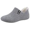Hüttenschuhe VERBENAS "Yoi Gales", Damen, Gr. 42, grau, Textil, sportlich, Schuhe Pantoffeln Plüsch Hausschuh Hausschuh, Hausschuh, Homeslipper, Schlupfschuh mit kuscheligem Warmfutter