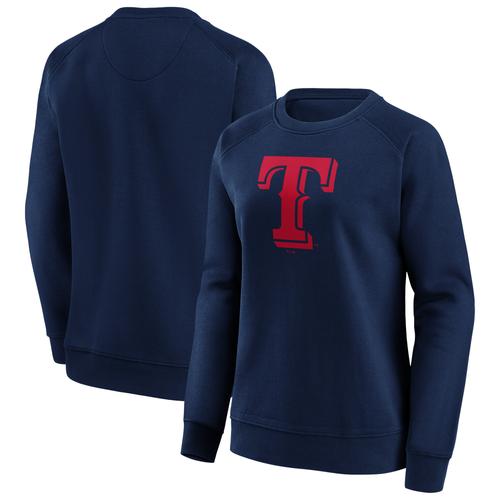 Texas Rangers Mono Logo Grafik Crew Sweatshirt - Damen