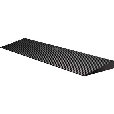 Wiltec Türschwellenrampe bis 50 t, Rollstuhlrampe aus rutschfestem Gummi 900 x 200 x 40 mm, Image