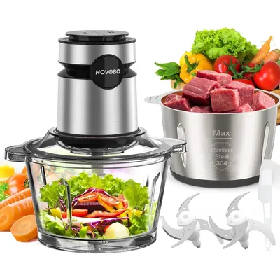 2 Speeds 500W Electric Food Processor 2L Meat Grinder Mincer kitchen Blender Food Processor Slicer Vegetable Food Chopper Meat