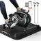 MERACH Under Desk Bike Pedal Exerciser Quiet Magnetic Mini Exercise Bike with MERACH App for Leg