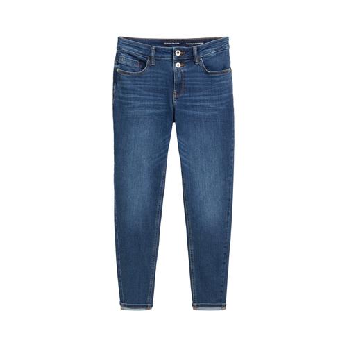 TOM TAILOR Damen Boyfriend Jeans, blau, Uni, Gr. 29/30