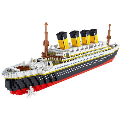 Titanic Ship Model Building Block Set 3D Puzzle Sets DIY Educational Toys Bricks Toy-with 4173Pcs Micro Mini Blocks Ideal Gift for Kids Adults