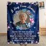 Memorial Blanket Wrap Yourself In The Warmth Of My Love - Personalized Photo Blanket