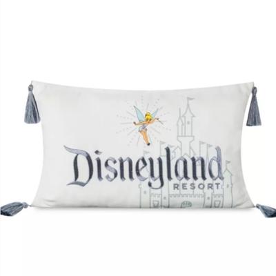 Disney Accents | Disneyland Resort Pillow - Tinkerbell 100th Design | Color: Silver/White | Size: Os