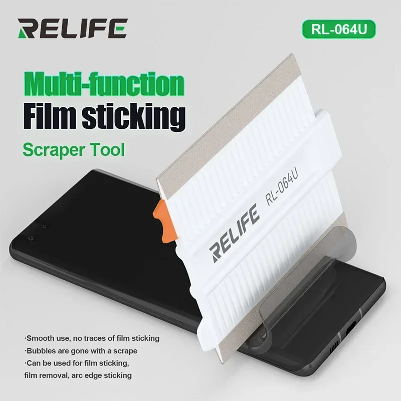 RELIFE RL-064U outil universel de grattoir de collage de Film Hydrogel outil d'application/élimination de Film polyvalent outil de collage de bord d'arc
