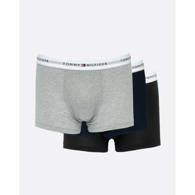 Tommy Hilfiger 3 Pack Mens Contrast Trunks - Monochrome Multi - Size X-large | Tommy Hilfiger Sale | Discount Designer Brands