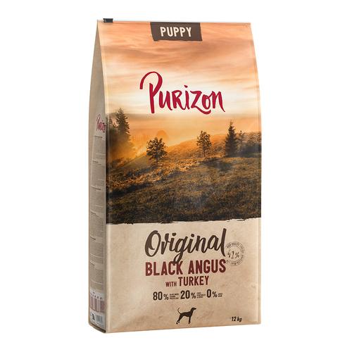 10 € Rabatt! 12 kg Purizon - Puppy Black Angus-Rind mit Truthahn