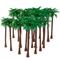 7.81Inch Scale Model Coconut Palm Trees Scenery For Train Railway Diorama Landscape Architecture Building Layout Accessory