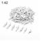 50Pcs 1/42 Scale Model White Abs Figures Miniature People For Architectural Model Train Layout